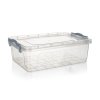 box úložný GEMA  7l, 37x25x12cm, víko, klip, PH ŠE/TRA