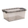 box úložný GEMA  9l, 36,5x24,5x15,5cm, víko, klip, PH ŠE/TRA