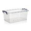 box úložný GEMA  9l, 36,5x24,5x15,5cm, víko, klip, PH ŠE/TRA