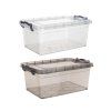 box úložný GEMA  9l, 36,5x24,5x15,5cm, víko, klip, PH ŠE/TRA