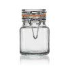 dóza hermetická 100ml, hranatá, skl. s patentním uzávěrem LINA