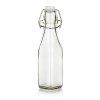 láhev s pákovým uzávěrem  240ml hranatá skleněná YARA