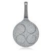 lívanečník 26cm, 4 lívance nepřiln. povrch GRANITE Grey