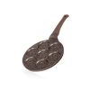 lívanečník GRANITE BROWN Smile 26cm, 7 lívanců, nepřilnavý povrch