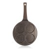 lívanečník GRANITE BROWN 26cm, 4 lívance, nepřilnavý povrch