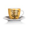 šálek + podšálek  90ml PREMIUM COFFEE keramický