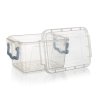 box úložný GEMA  0,8l, 16x11x8,5cm, víko, klip, PH TYRK/TRA