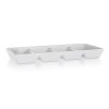 miska dělená 33,7x13,7cm porcelán BIANCA