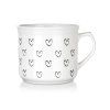 hrnek 660ml SRDÍČKA keramický mix