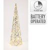 dekorace PYRAMIDA 40cm LED STŘ s časovačem 36 23772