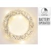 dekorace VĚNEC 40cm LED STŘ s časovačem 35 23775