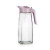 džbán skleněný DARA 1500ml ČER, PH víčko BÍ/ČER