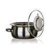 hrnec + skl.poklice pr.14cm 0,7l METALLIC Black