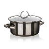 hrnec + skl.poklice pr.20cm 2l METALLIC Black