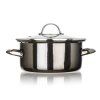 hrnec + skl.poklice pr.20cm 2l METALLIC Black