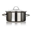 hrnec + skl.poklice pr.22cm 3,7l METALLIC Black