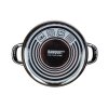 hrnec + skl.poklice pr.24cm 3,7l METALLIC Black