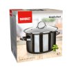 hrnec + skl.poklice pr.24cm 3,7l METALLIC Black