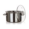 hrnec + skl.poklice pr.26cm 6l METALLIC Black