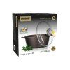 hrnec 28x12,5cm nepřiln.povrch PREMIUM Dark Brown se skl.poklicí,aroma knob