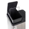 koš na tříděný odpad SAVERY 2x20l nerez/PH