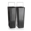 koš na tříděný odpad SAVERY 2x20l nerez/PH