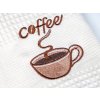 utěrka kuchyňská COFFEE 45x70cm BA mix barev (3ks)