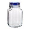 dóza hermetická 2000ml skl.s patentním uzávěrem FIDO Blue