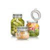 dóza hermetická sada 3díl.(0,5+1+2l) skl. s patent.uzávěrem EREA
