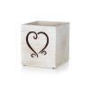 krabička dekorační HEART 13x13x14cm