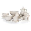 cukřenka 280ml keramická řada NATURAL Ivory