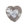fotorámeček LACEWORK SRDCE s krajkou 15x15cm 35 25108