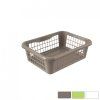 košík A6 20x15,5x 6,6cm, prolamovaný, 3barvy, plast