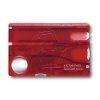 Karta Swiss Card Nailcare, červená transparentní