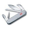 Kapesní nůž SWISS ARMY 7 ALOX, 93 mm, stříbrný