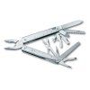 Kleště SWISS TOOL X, stříbrné, kožené pouzdro, blister