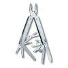 Kleště SWISS TOOL X, stříbrné, kožené pouzdro, blister