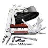 Kleště SWISS TOOL X PLUS, s ráčnou, stříbrné, nylonové pouzdro