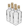 láhev  500ml PRINCIPLE skleněná s uzávěrem (6ks)