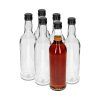 láhev  500ml skleněná s uzávěrem (6ks)