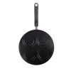 lívanečník GRANITE BLACK 24cm, 4 lívance, nepřilnavý povrch