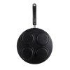 lívanečník GRANITE BLACK 24cm, 4 lívance, nepřilnavý povrch