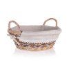 košík DUO kulatý 30x11cm s uchy proutěný