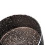 rendlík s ručkou 14x6cm mini nepřiln.povrch GRANITE Brown