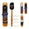sada na pečení 3díl.(1xstěrka silikon,2xvykrajovačka) HALLOWEEN mix